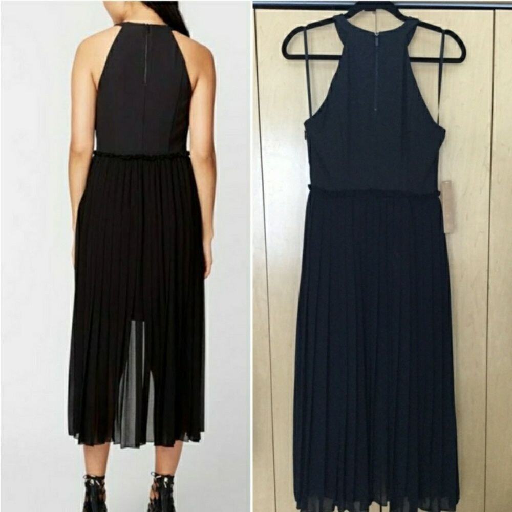 Rachel Rachel Roy Women's Pleated Chiffon Overlay - Picture 6 of 8